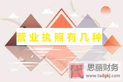 营业执照有哪几种？（营业执照种类区分）