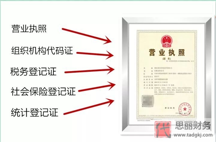 五证合一营业执照样本（五证合一执照是什么样）