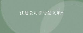 注册公司字号怎么填？（正确填写方法分享）
