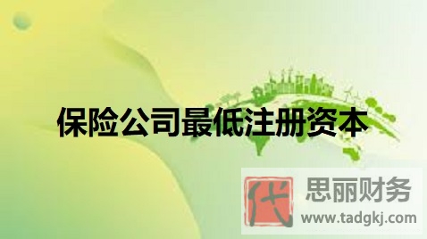 保险公司最低注册资本是多少？