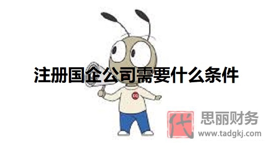 注册国企公司需要什么条件？