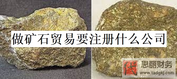 做矿石贸易要注册什么公司？
