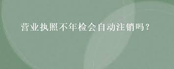 营业执照不年检会自动注销吗？（不会，执照会异常）