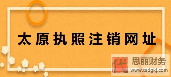 太原执照注销是哪个网址？