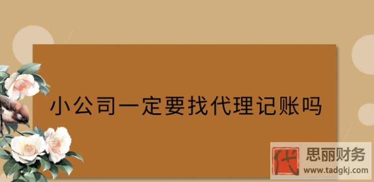 公司必须要代理记账吗？