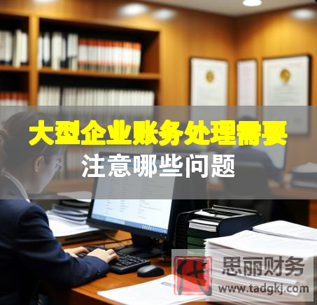 大型企业账务处理需要注意哪些问题