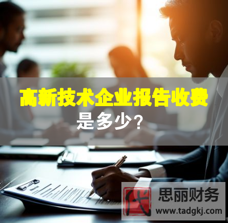 高新技术企业报告收费是多少？
