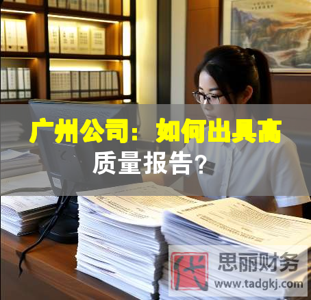 广州公司：如何出具高质量报告？