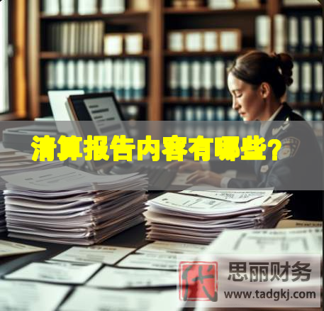 清算报告内容有哪些？