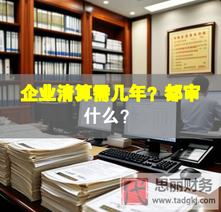 企业清算需几年？都审什么？