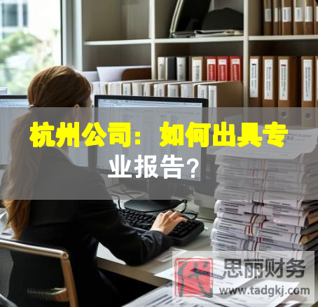 杭州公司：如何出具专业报告？
