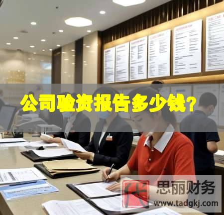 公司验资报告多少钱？