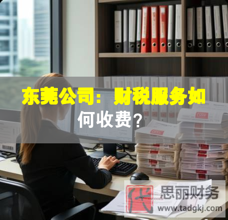 东莞公司：财税服务如何收费？